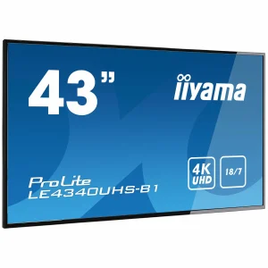 Offres 🔥 Iiyama LE4340UHS-B1 – 43 AMVA/8ms/4K/VGA/DVI/HDMI/RJ45 😀 15