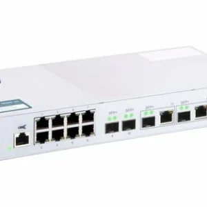 Tout neuf 👍 Qnap QSW-M408-2C – 8 (ports)/10 Gigabit/Sans POE/Non Empilable/Manageable/2 🎁 19