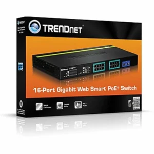 Budget 🎉 TrendNet TPE-1620WS – 16 (ports)/10/100/1000/Avec POE/Manageable ⌛ 12