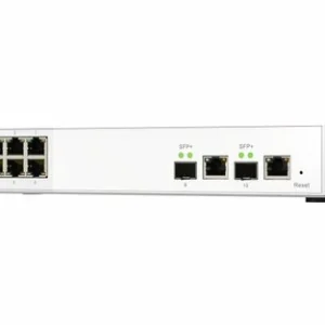 Offres 🎁 Qnap QSW-M2108R-2C – 8 (ports)/Avec POE/Manageable/2 ⭐ 15